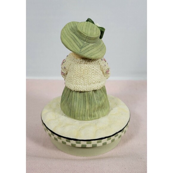 Plum Pudding by Heather Hykes 4-1/2” Snowman Girl Candle Topper Artisan Flair - Picture 3 of 9